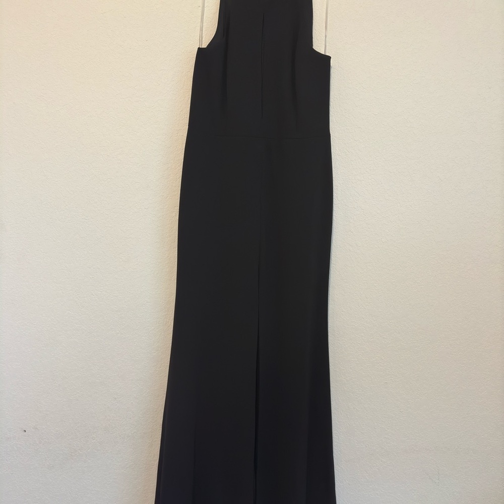 Jay Godfrey Elegant black sleeveless dress.